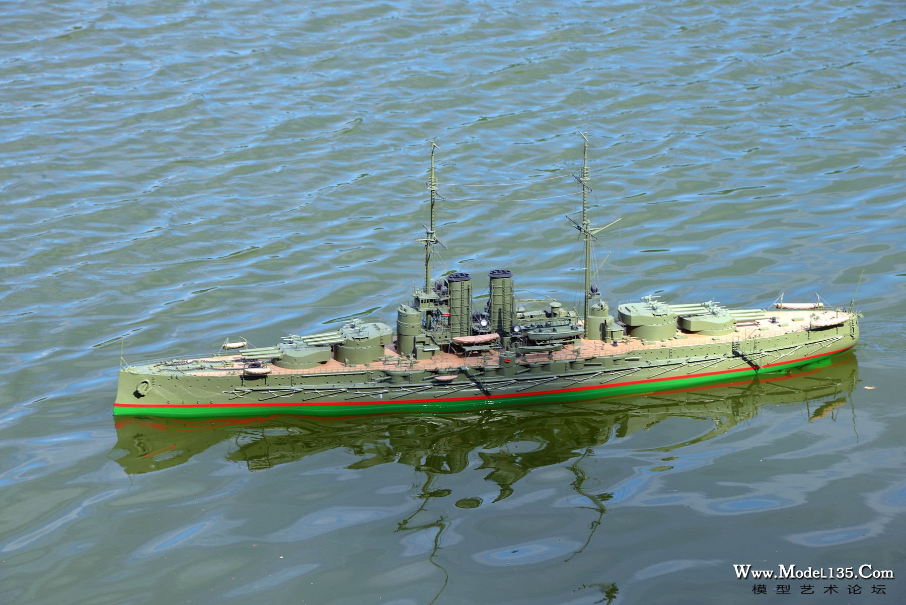 匈牙利本土选手的“奥匈君主”级战列舰模型，在匈牙利看到“奥匈君主”战列舰不免心生感慨。第一次世界大战 ...