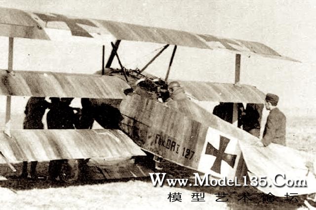 里希特霍芬的最后伙伴-福克三翼战斗机